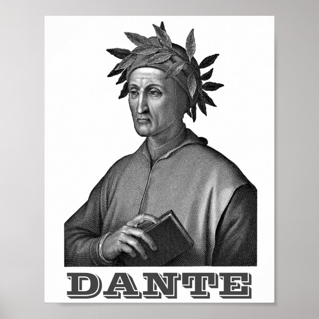 Dante Alighieri Poster (Framsidan)