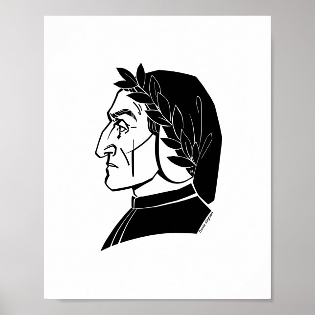 Dante Alighieri Poster (Framsidan)