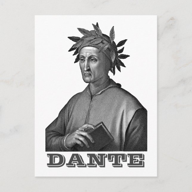 Dante Alighieri Vykort (Framsida)
