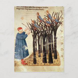 Dante and the Souls Transformed into Birds Vykort