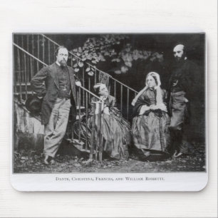 Dante, Christina, Frances och William Rossetti Musmatta
