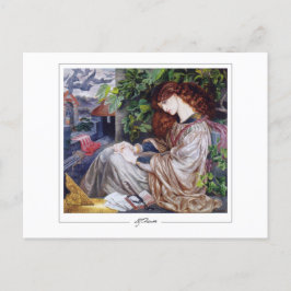 Dante Gabriel Rossetti #1 - Finkonst Postkort Vykort