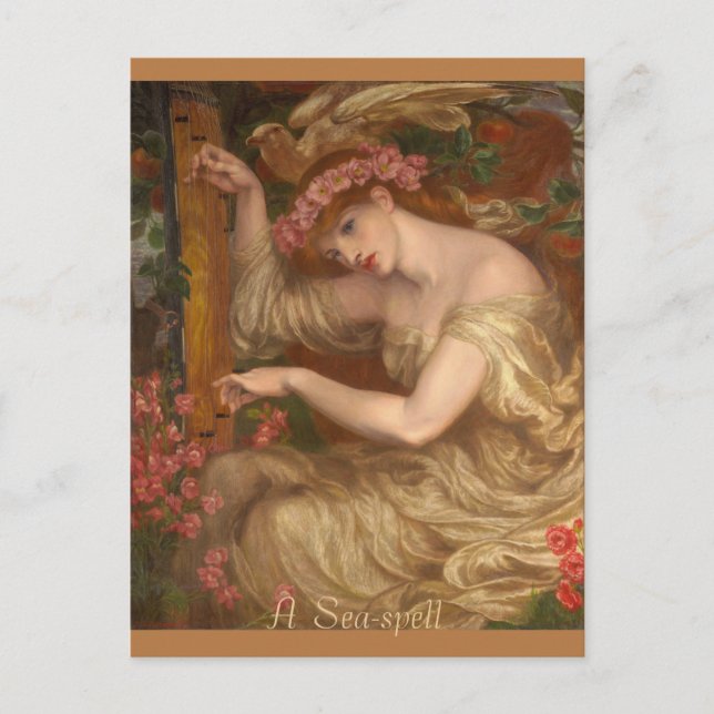 Dante Gabriel Rossetti, A sea-formel, 1875-1877 Vykort (Framsida)