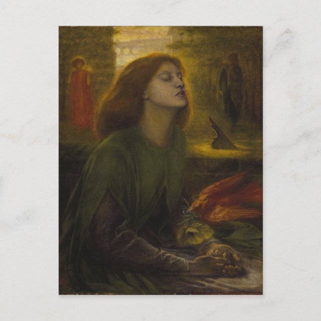 Dante Gabriel Rossetti Art Vykort (Framsida)