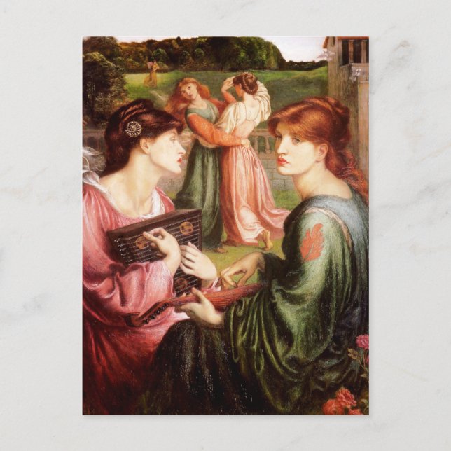 Dante Gabriel Rossetti Art Vykort (Framsida)