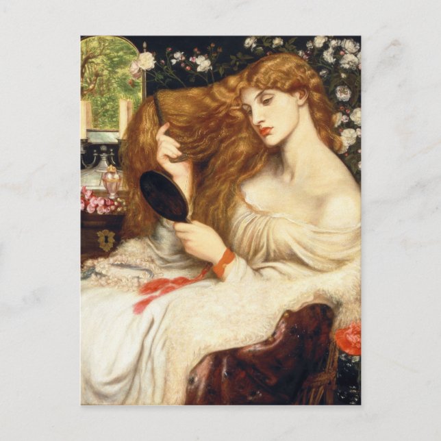 Dante Gabriel Rossetti Art Vykort (Framsida)