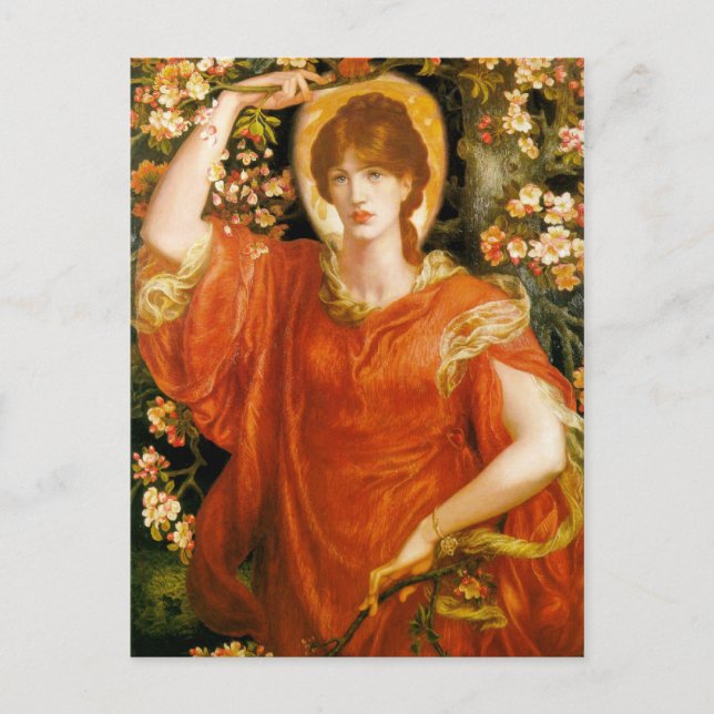 Dante Gabriel Rossetti Art Vykort (Framsida)