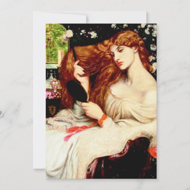 Dante Gabriel Rossetti - Dam Lilith Inbjudningar (Framsida)