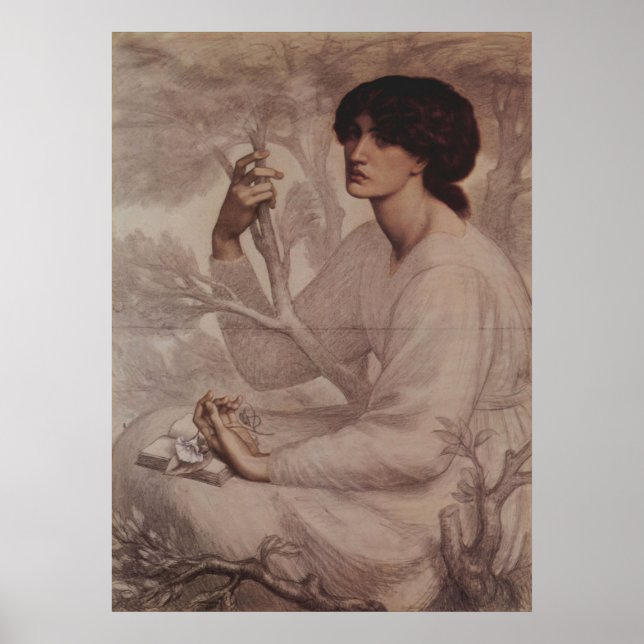Dante Gabriel Rossetti - Daydröm Poster (Framsidan)