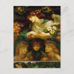 Dante Gabriel Rossetti- Den välsignade Damozel Vykort