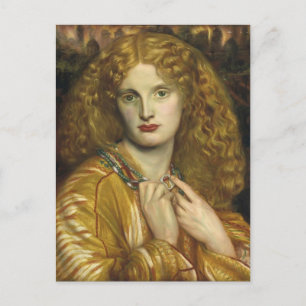 Dante Gabriel Rossetti: Helen av Troy Vykort