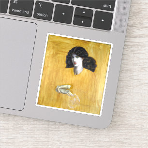Dante Gabriel Rossetti La Donna Della Finestra Klistermärken