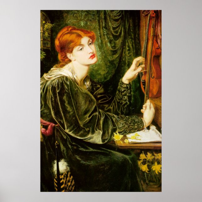 Dante Gabriel Rossetti Poster (Framsidan)