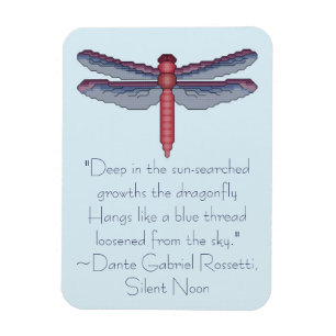 Dante Gabriel Rossetti sländacitationstecken Magnet