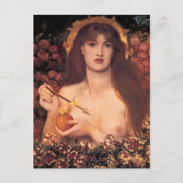 Dante Gabriel Rossetti-Venus Verticordia Vykort (Framsida)