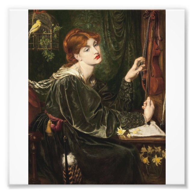 Dante Gabriel Rossetti - Veronica Veronese Fototryck (Framsidan)