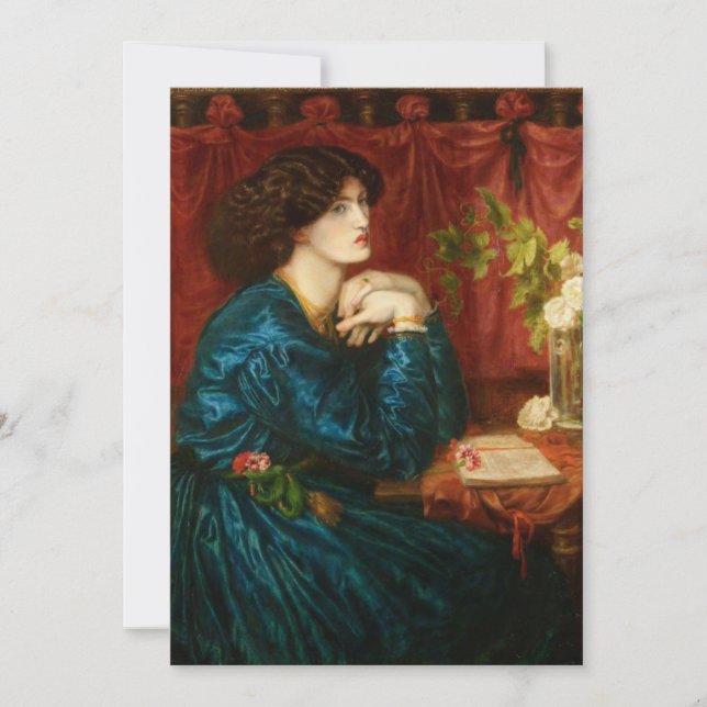 Dante Gabriel Rossetti - William Morris Inbjudningar (Framsida)