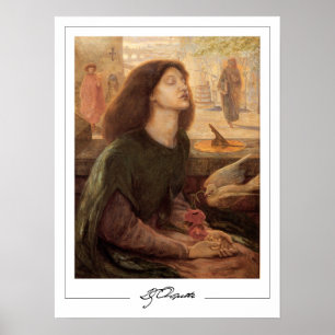 Dante Gabriel Rossetti Zedign Konstaffisch #42 Poster