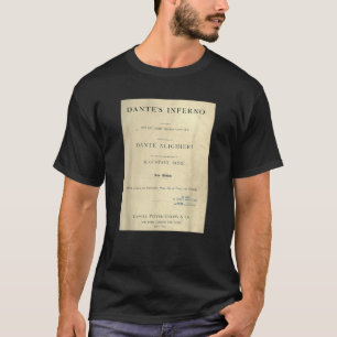 Dante Inferno Purgatory Occult Mörk Academia Aeshe T Shirt
