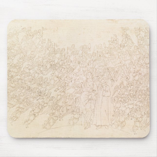 Dante och Beatrice, från Dantes `-präst Musmatta (Framsidan)