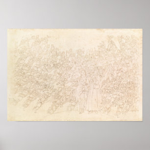 Dante och Beatrice, från Dantes `-präst Poster