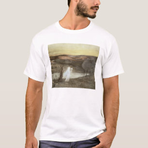 Dante och Beatrice, från "Moderne L'Estampe", pub T Shirt