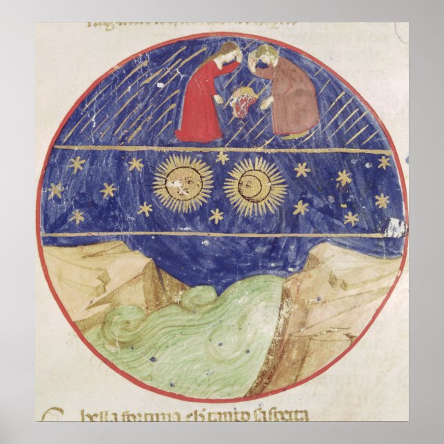 Dante och Beatrice Poster (Framsidan)