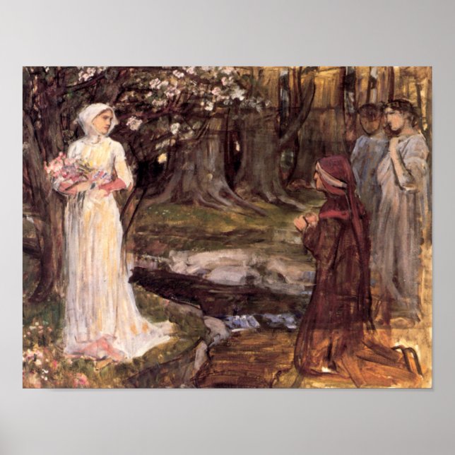 Dante och Beatrice Poster (Framsidan)