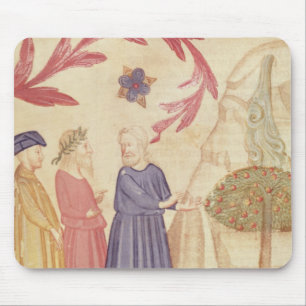 Dante och Virgil i det Terrestrial paradiset Musmatta