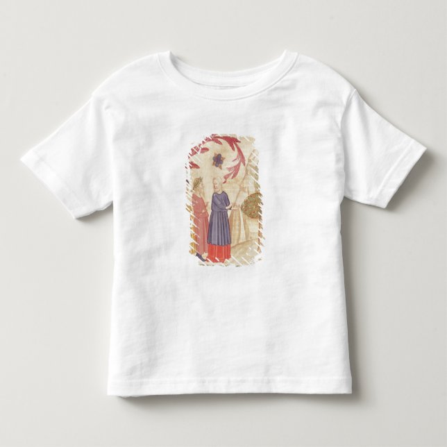 Dante och Virgil i det Terrestrial paradiset Tee (Framsida)