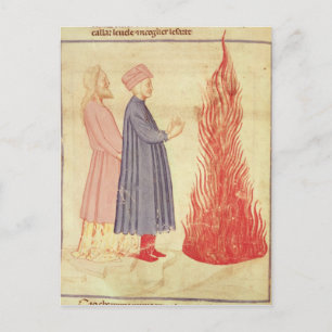 Dante och Virgil känner igen Ulysee Vykort