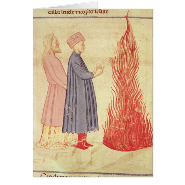Dante och Virgil känner igen Ulysees Hälsningskort (Framsidan)