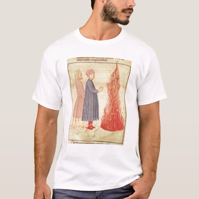 Dante och Virgil känner igen Ulysees T Shirt (Framsida)