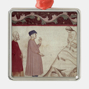 Dante och Virgil möter de fängslade soulsna Julgransprydnad Metall