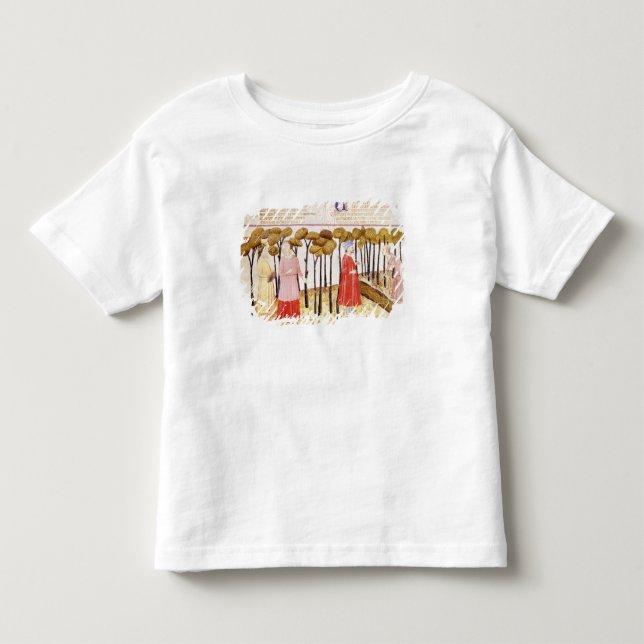 Dante och Virgil på toppmötet av skärseld Tee Shirt (Framsida)