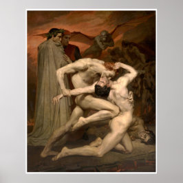Dante och Virgil William-Adolphe Bouguereau Poster