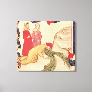 Dante rena som är självt, innan att skriva in canvastryck