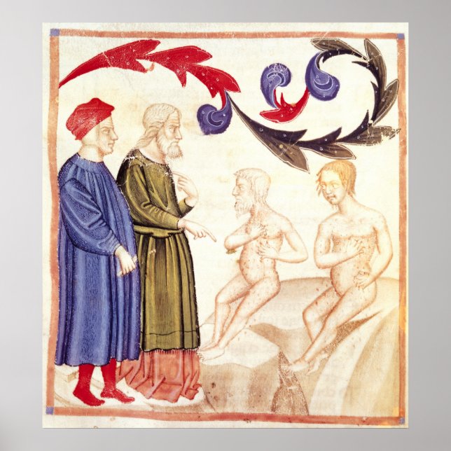Dante, Virgil och Plague-discken Poster (Framsidan)