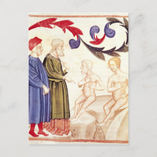 Dante, Virgil och Plague-discken Vykort