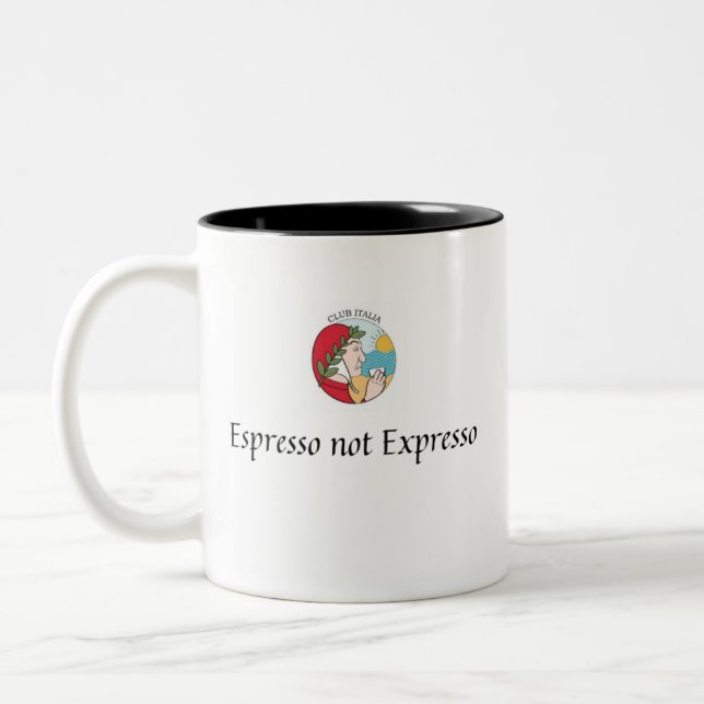 Dantes "Espresso not Expresso" mugg (Vänster)