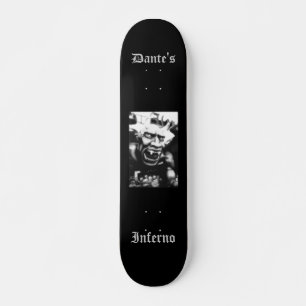 Dante's Inferno (Black) Customized Skateboard Bräda 21,5 Cm