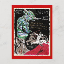 Dante's Inferno, Canto XII vycard Vykort