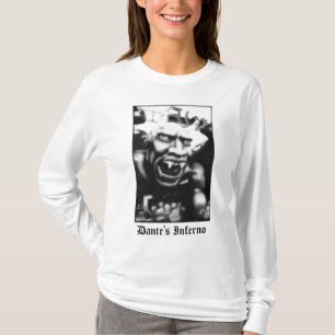 Dantes Inferno Dam T-shirt med lång sleeve