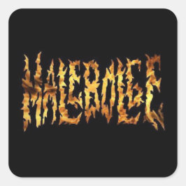 Dantes Inferno-Malebolge Stickers Fyrkantigt Klistermärke