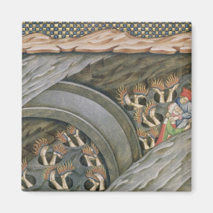 Dantes Inferno med en kommentar Magnet