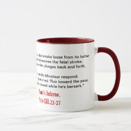 Dantes Inferno, mugg för Canto XII