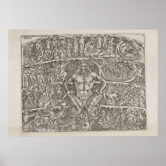 Dantes Inferno von Boccelli Poster (Framsidan)