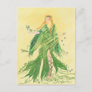 Danu - Déesse du Printemps Vykort