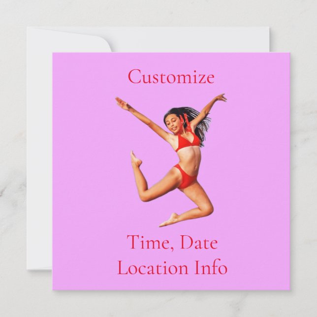 Danuta Bikini Model Thunder_Cove Inbjudningar (Framsida)