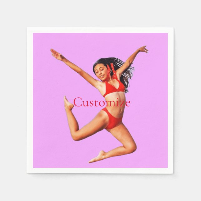 Danuta Bikini Model Thunder_Cove Pappersservett (Framsidan)